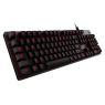 Клавиатура игровая Logitech G413 CARBON (механическая, красная подсветка)